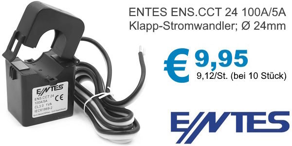 ENTES ENS.CCT 24 100A/5A Klapp-Stromwandler