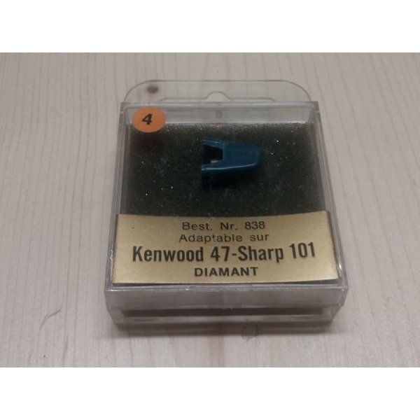 Plattenspieler Ersatz-Tonnadel für KENWOOD 47/SHARP 101, Diamant