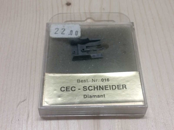 Plattenspieler Ersatz-Tonnadel Nr. 016 CEC - SCHNEIDER, Diamant