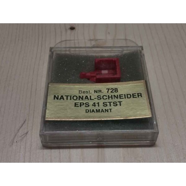 Plattenspieler Ersatz-Tonnadel NATIONAL SCHNEIDER EPS 41 STST, Diamant