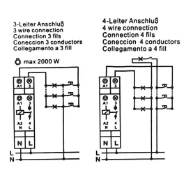 Treppenlichtzeitschalter, 0,5...12 Minuten, 230V~, 16A/250V~, 1TE