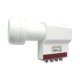 Universal Quad-LNB, Feed-Ø 40mm, weiß