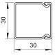 Kabelkanal, 30x30mm, 2m, reinweiß, 40 Stück (80m)