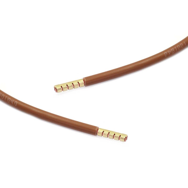 10mm² Verdrahtungsbrücke | 18mm Maschinencrimpung | 35cm Braun
