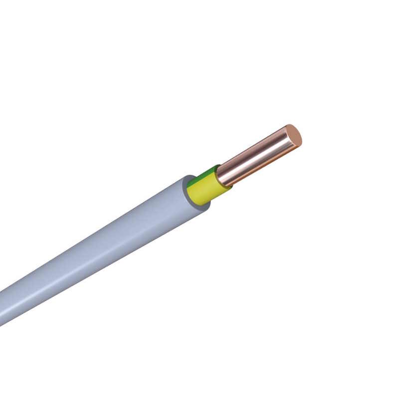NYM-J Kunststoffmantelleitung (Elektro Installationskabel), 1x16mm², Meterware, Grün-Gelb
