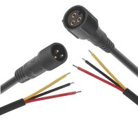 Steckverbinder-Paar IP67 M10 Verschraubung | 3-polig 1m