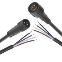 Steckverbinder-Paar IP67 M10 Verschraubung | 4-polig 1m