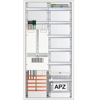 Zählerschrank, 1x 3-Punkt Zählerplatz, Verteilerfeld/APZ