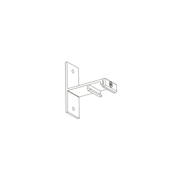 NORDIC-ALUMINIUM SKB21-1 Wandmontageklammer, alu/grau