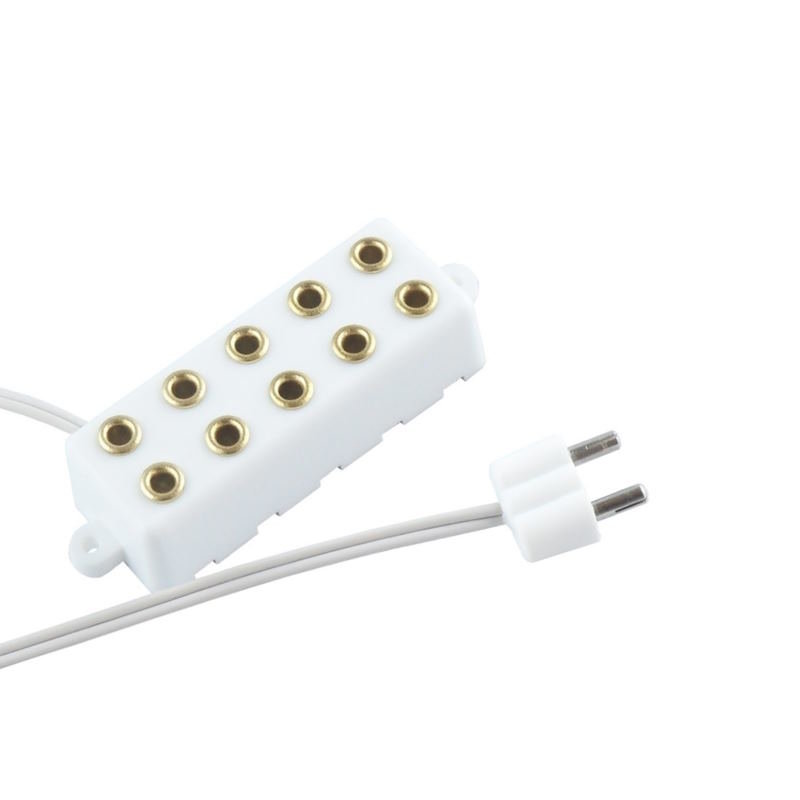 Krippen-/Puppenstuben USB-Stromversorgungsbox 5-fach Verteiler für 2,6mm Stecker 
