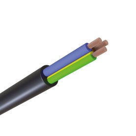 H05VV-F PVC Schlauchleitung, schwarz, 3G1,5mm&sup2;, 100m