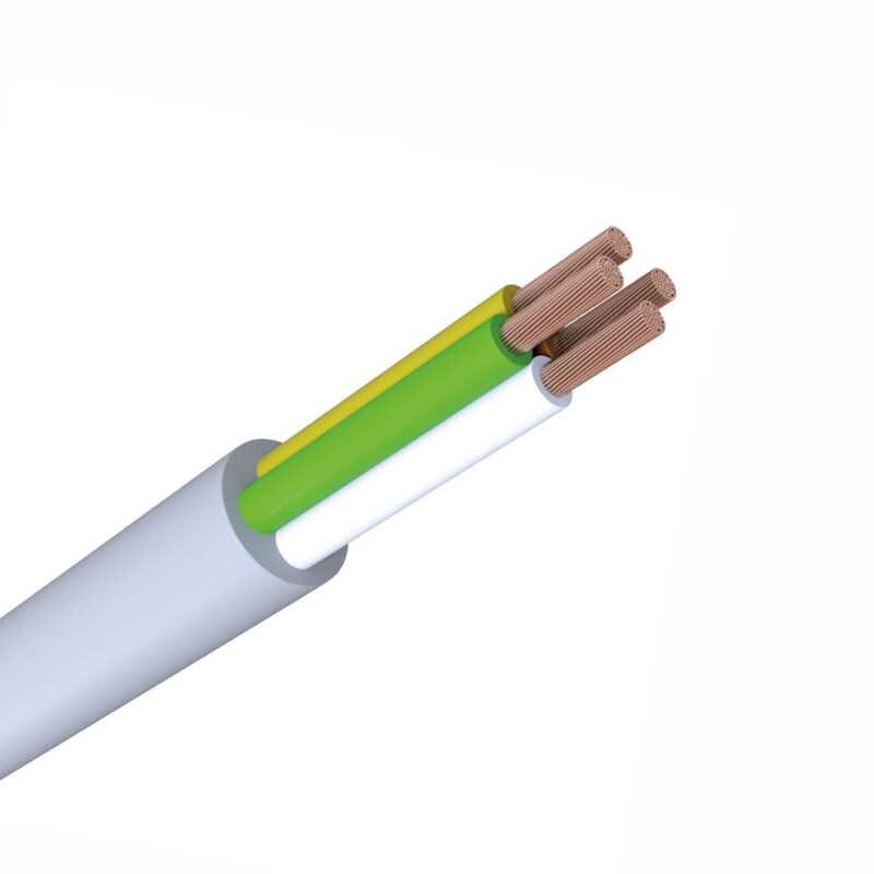 LiYY Steuerleitung ungeschirmt | 4x0,14mm² Grau 10m