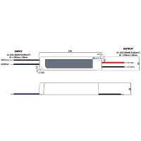 GLP Serie GPV-35 LED-Treiber Konstantspannung 35W IP67