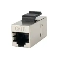 CAT.6 Keystone Verbinder | 2x RJ45 Buchsen geschirmt STP 1:1