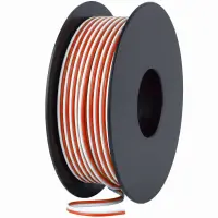 LiY-Z Flachleitung 2x0,14mm² | Zwillingslitze RM1,35...
