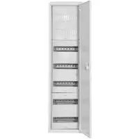 Aufputz Wandverteiler Komplettschrank IP43 | 1x7-reihig...