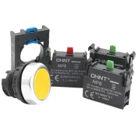 CHINT NP8 22mm Einbau-Drucktaster IP65 | 2S/1Ö 3A...