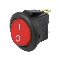 Kontroll-Wippschalter Einbau-Ø 20mm | 1-polig...