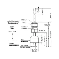 STANDEX-MEDER LS02-1A66-PP-500W Level-Sensor...
