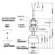 Level-Sensor für vertikale Montage, Schließer, 0,5A/180V-