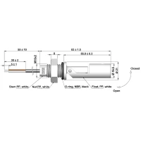 Level-Sensor für horizontale Montage, Schließer, 0,5A/180V-