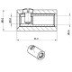 Sortiment 2,6mm Zwergstecker/-kupplungen, 100-teilig, 5 Farben