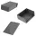Kunststoff-Modulgehäuse 150x110x50mm | wechselbare Frontplatte | Schwarz