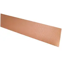 Streifenrasterplatine 100x500x1,5mm | Raster 2,54mm 39 Reihen Cu 35µm