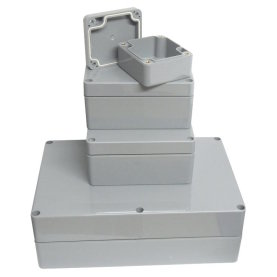 Elektronik-Kunststoffgehäuse Serie KG, IP65, grau