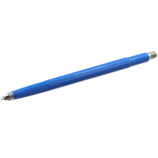 12 Glasfaser-Ersatzpinsel Polierstift Set 1x Glasfaserradierer 2 mm blau 
