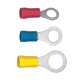 100 Stück Packungen Ringkabelschuhe rot/blau/gelb (1,5/2,5/6 mm²)