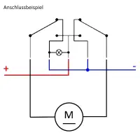 KFZ Fensterheber-Taster mit Fenster-Symbol | 20A 12V | beleuchtet