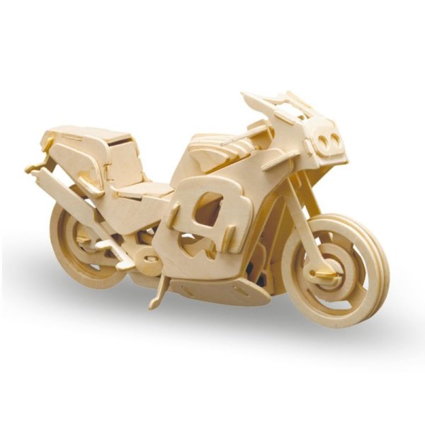 Holzbausatz Rennmotorrad, 26cm, 86 Teile