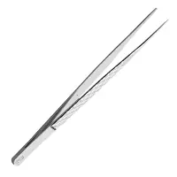 Technische Pinzette, 160mm, gerade, spitz, gezahnt