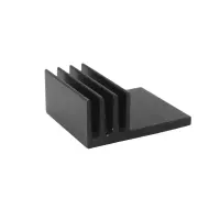 Strang-Kühlkörper, 30x25x12,5mm, Alu Schwarz...