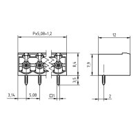 PTR STLZ950/4G-5.08-H-GRÜN Stiftleiste 4-polig RM5,08 gewinkelt | 12A 250V