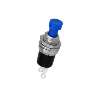 Drucktaster Einbau-Ø 7mm Blau | 1 Schließer...
