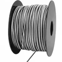LiY-Z Flachleitung | Zwillingslitze 2x0,14mm² | 100m...