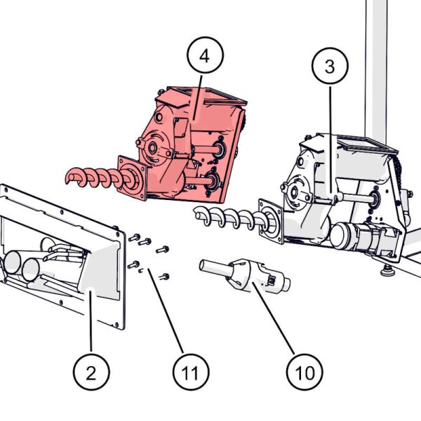 ETA PE-K 180-220 (BG4) Stokereinheit komplett, links