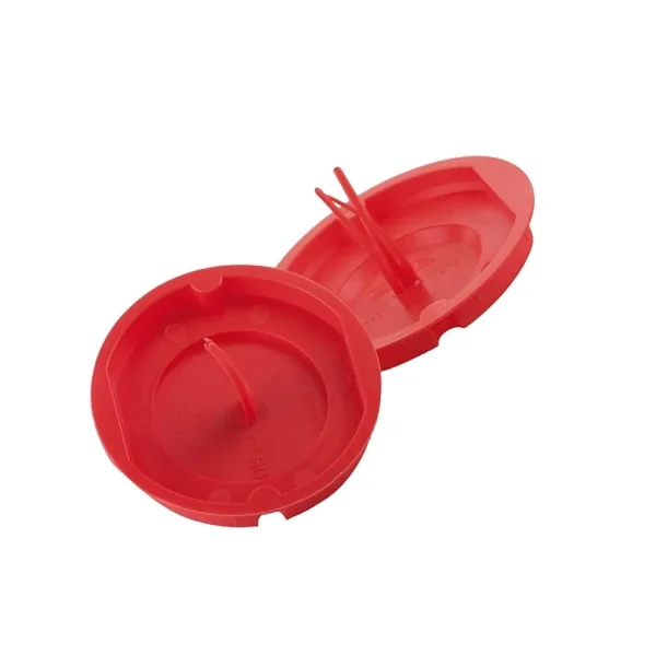 Signal-Putzdeckel für 60mm Schalterdosen, rot, 50 Stück