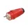 Gummi-Schutzkontaktstecker Rot | 16A 250VAC gerade