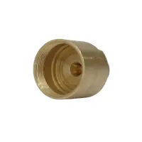 Messing-Gewindeadapter IG 1/2" auf AG 1/4" | 3...