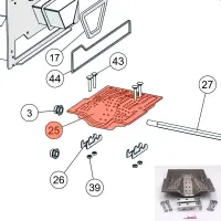 ETA 031-1700-01-E Rost inkl. Klemmen und Schrauben |...