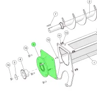 ETA 033-2103-00F Lagerdeckel für Stokerkanal |...