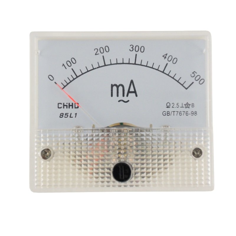 0-10 A DC Einbau Messinstrument Analog Amperemeter Messgerät mit Shunt 