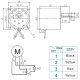 AC Synchron-Getriebemotor, 60mm, 230V, 50Hz, 4W, 2RPM