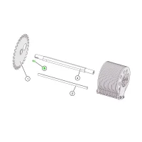 ETA PE 15-25 / TWIN 15-25 Passfeder für Drehrost...