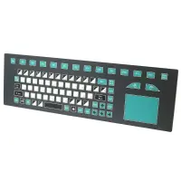 INDUKEY KF09670 Folientastatur mit ELANTECH Touchpad,...