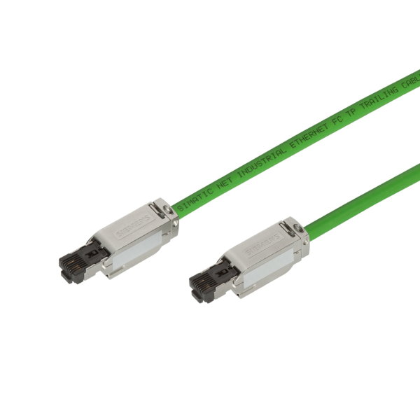SIEMENS 6XV1871-5BH10 Industrial Ethernet Cable IE FC RJ45, grün, 1m