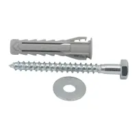 4-fach Schraubensatz für Wandhalter-Befestigung, 8x80mm (Dübel FISCHER SX Plus 12)